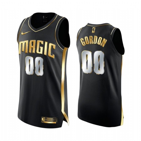 Herren NBA Orlando Magic Trikot Aaron Gordon 00 2020-21 Schwarz Golden Edition Swingman